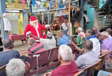 Christmas celebrations at Snehan Home