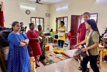 Inspiring Visitor Yoshimi & Peter to Snehan Home